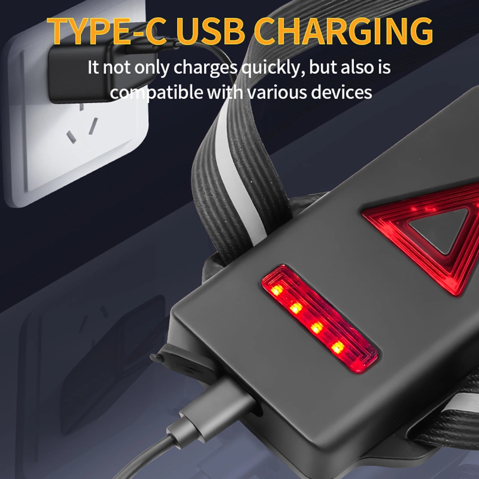 LED Chest Front Multi Lamp Red Warning Light &ndash; Night Run