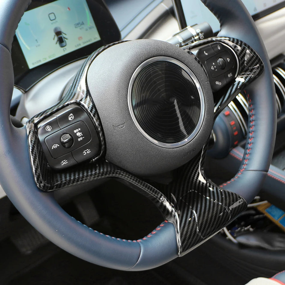 BYD Atto3 Vidinis vairo dangtis, anglies pluošto ABS