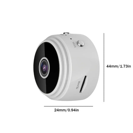 Smart HD 1080p Video Camera with Night Vision &amp; Remote Viewing White
