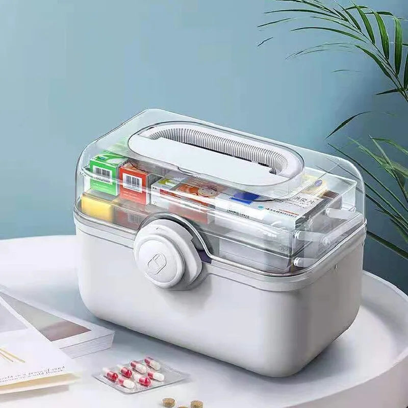 Hmeily BOX3 &ndash; Large Capacity Medicine Organizer for Family