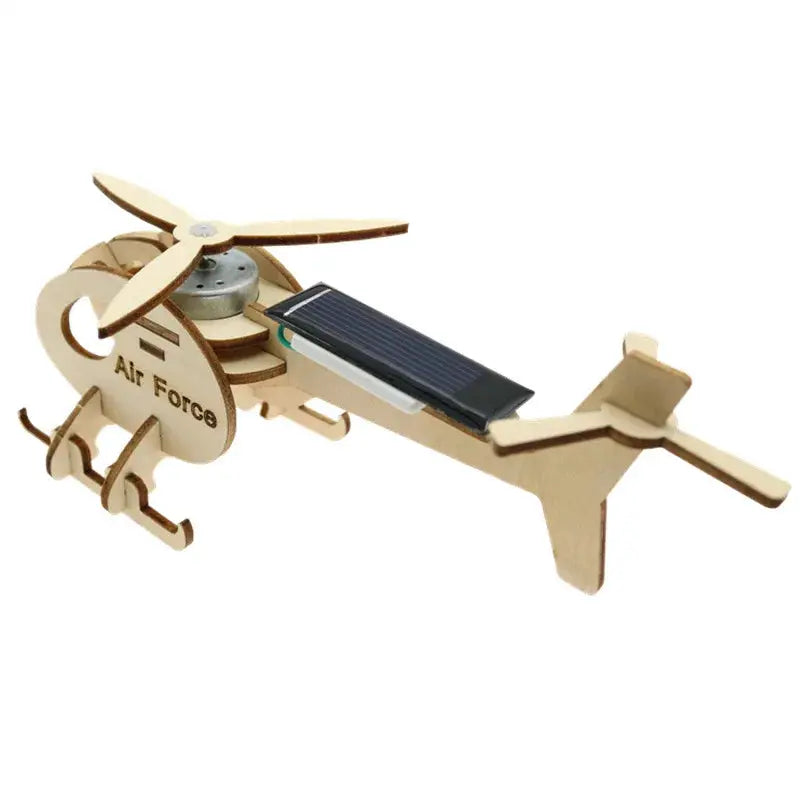 Mini Solar Airplane Helicopter DIY Models & Building Toy Science &Education Model Toy For Children Gift Toy by InterCyprus Trading Ltd