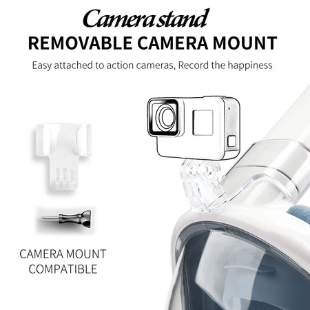 COPOZZ Full Face Snorkel Mask - Anti Fog Scuba Diving Gear for Adults