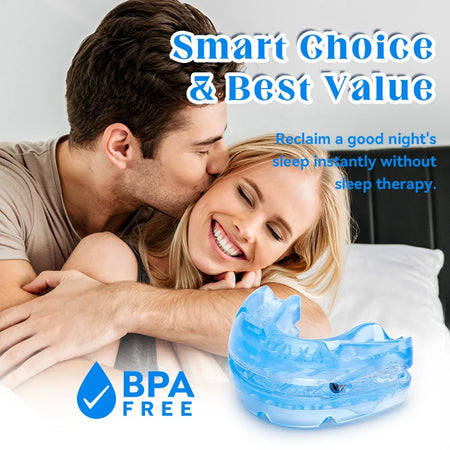 Anti Snoring Bruxism Mouth Guard - Adjustable Sleep Aid