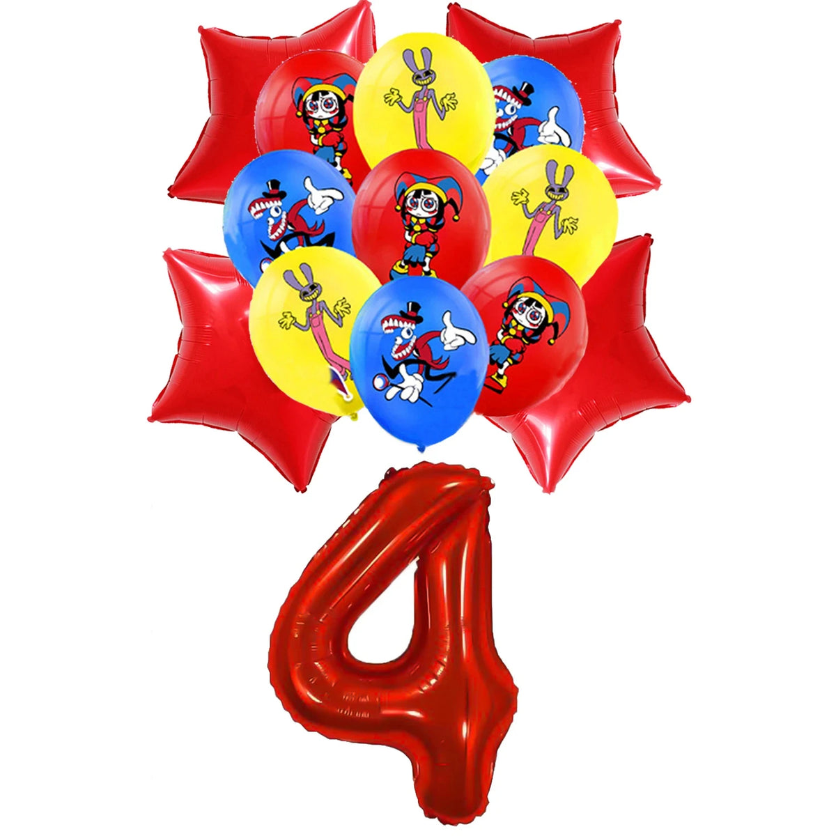 Amazing Digital Circus Party Tableware &amp; Decorations balloons-4