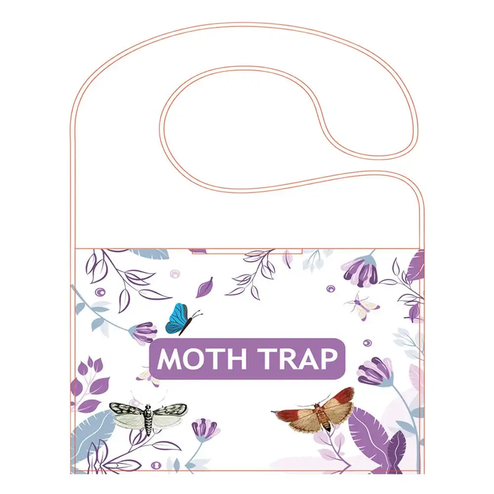 5Pcs Moth Pheromone Traps For Closet Pantry Kitchen Clothes Purple