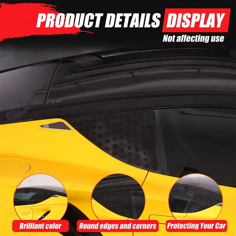 Must alumiiniumisulamist tagumine kolmnurk meshtootja kleebis Emira