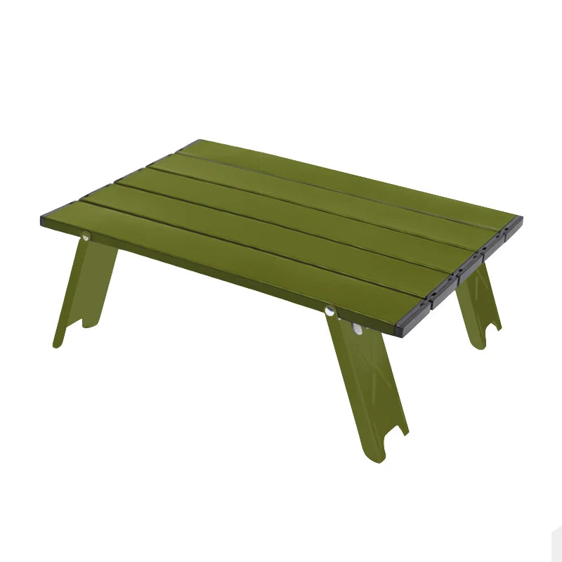 WESTTUNE Mini Camping Table &ndash; Ultralight Rollup Table Army Green