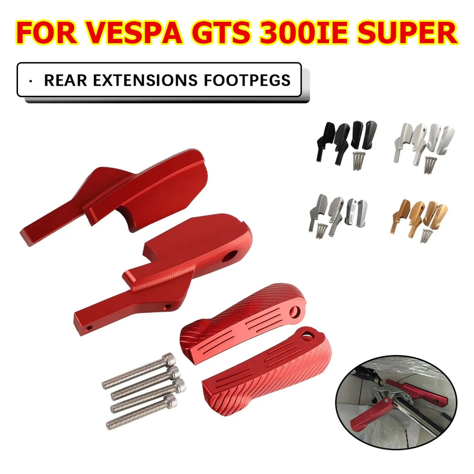 Подножки Vespa GTS 300ie из алюминия для супер спортивного туринга