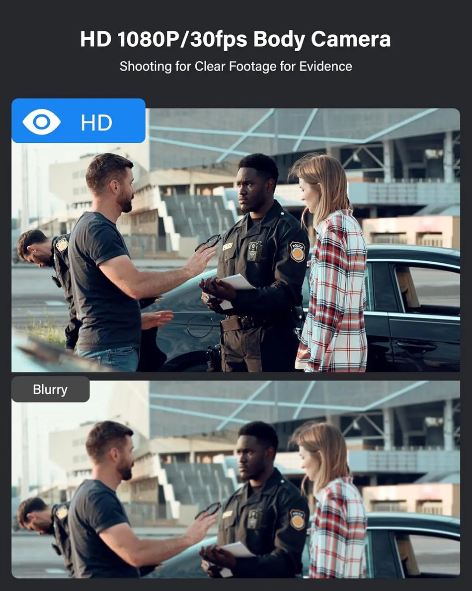 BOBLOV KJ25 1080p Body Cam with Night Vision and 13-Hour Battery