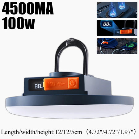 Wins Fire Rechargeable Camping Lantern &ndash; Exceptional Brightness and Versatility 4500mAh / Camping Light