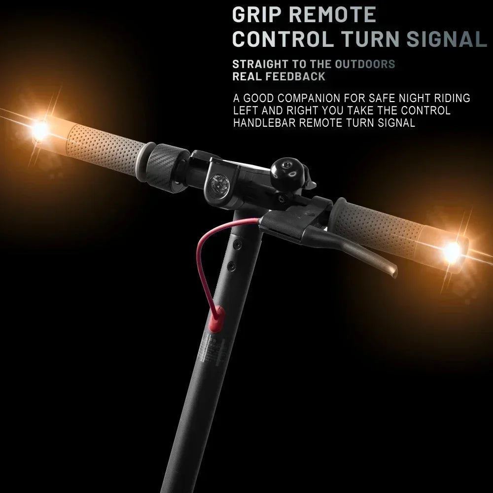 Electric Scooter Handlebar Grips with LED Turn Signal Lights for Xiaomi M365 Pro 1S Pro 2 Mi3