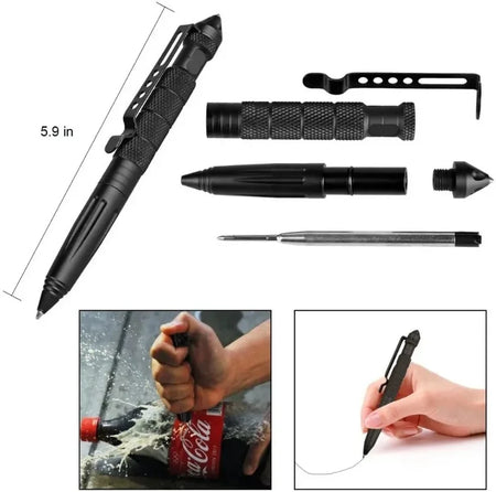 QHSPE Tactical Multifunctional Pen - Survival Tool &amp; Glass Breaker