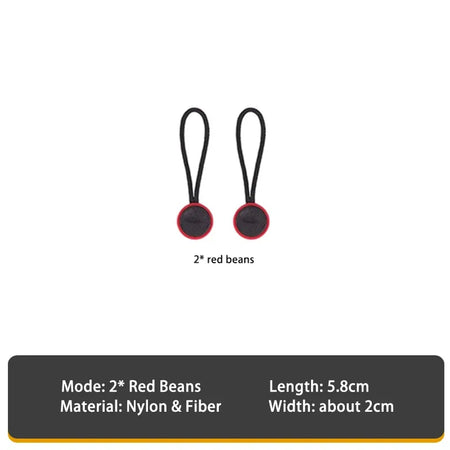 Quick Release Camera Buckle for Shoulder &amp; Wrist Straps - Compatible with Sony, Canon, Nikon 2x Red Bean