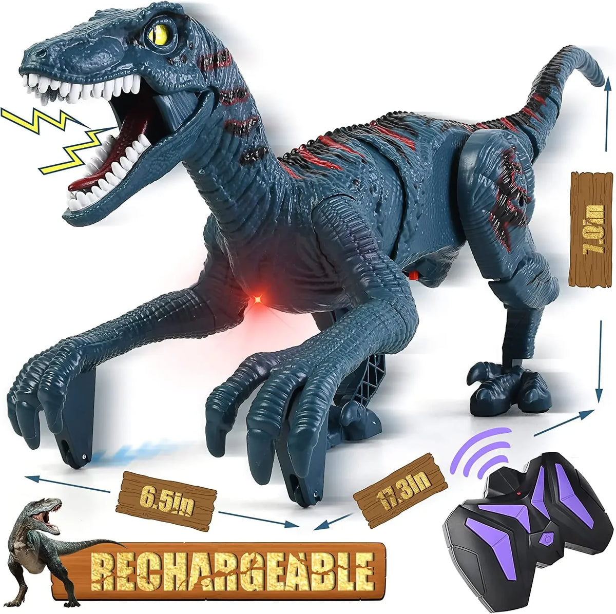 Remote Control Dinosaur Toys &ndash; Realistic Walking Roar B
