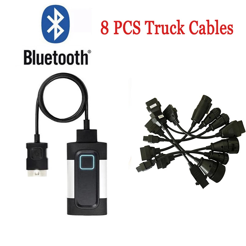 Autocoms Wow DS150E Original OBD2 Scanner Diagnostic Tool for Cars &amp; Trucks 4.with Truck Cable / 2021 2022 Software