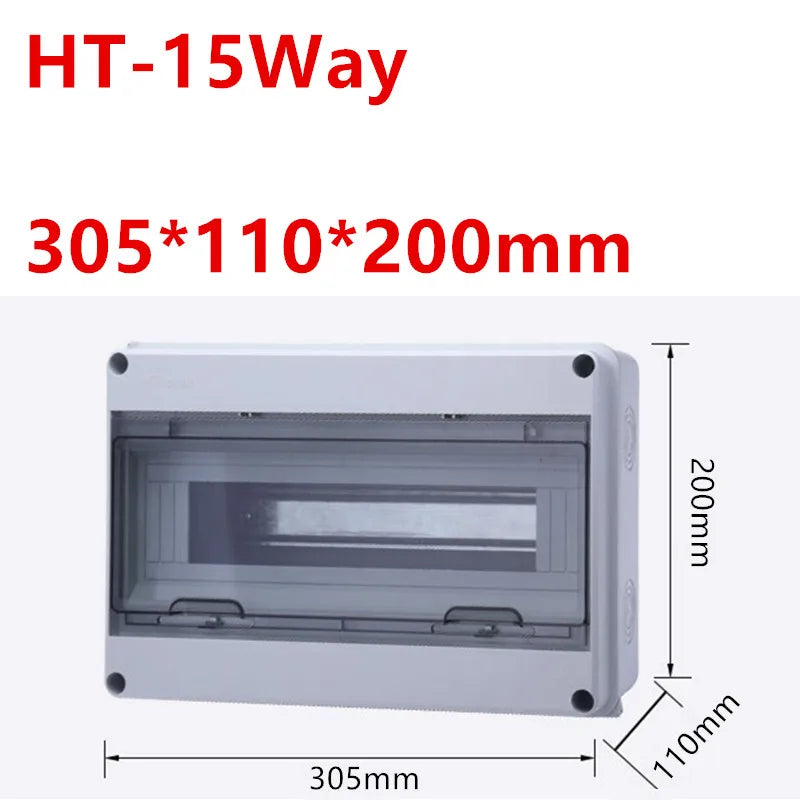 IP65 Waterproof Distribution Box for DC Breaker - HT-2-24WAY HT-15WAY / CN