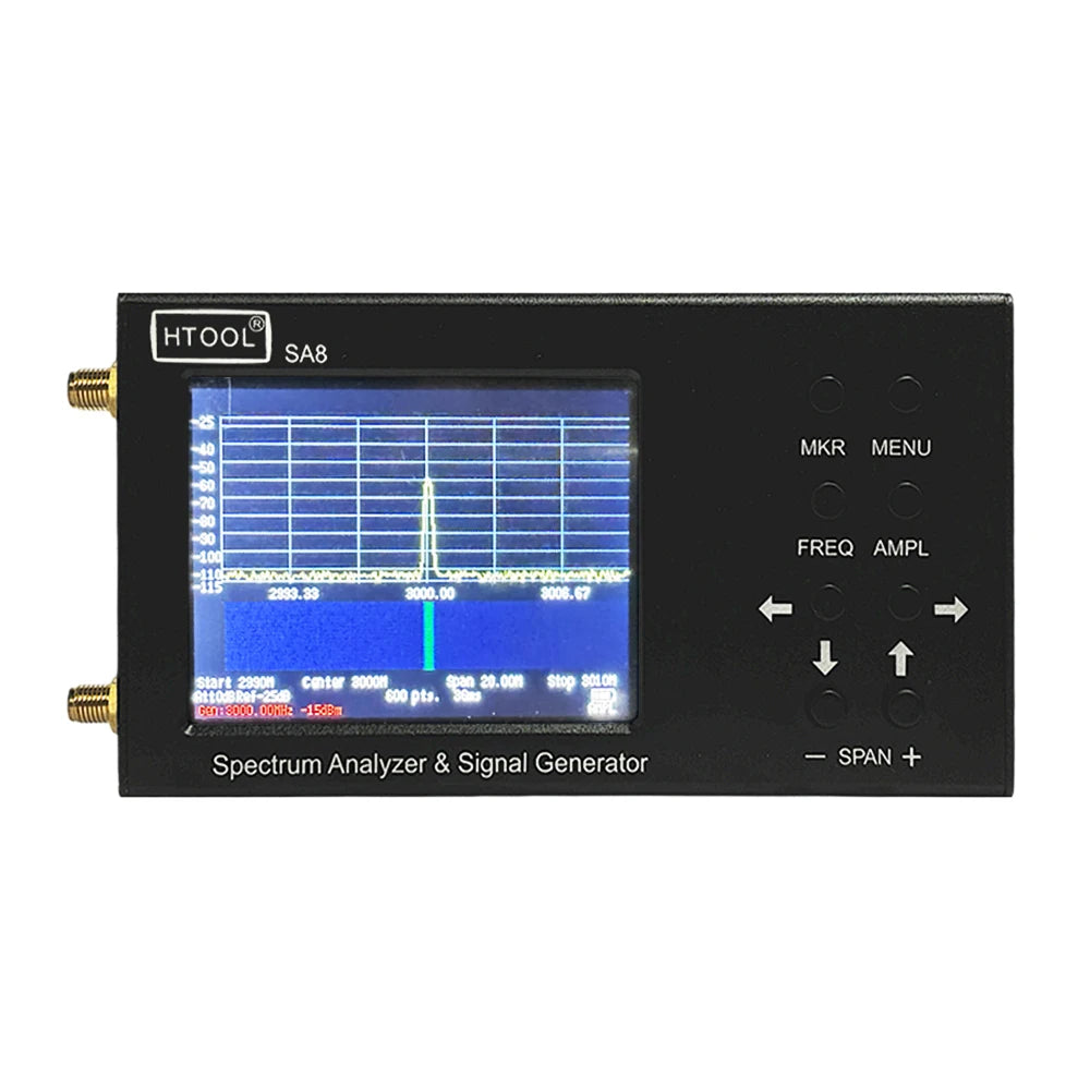 HTOOL SA8 Spectrum Analyzer - Wide 35-6200 MHz Range
