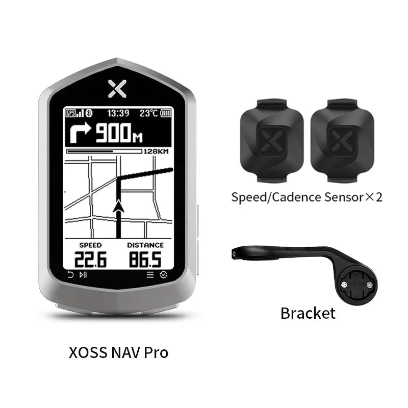 Xoss Nav Pro &ndash; Upgraded GPS Cycling Navigation Nav Pro Set C