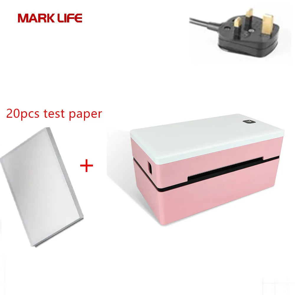 Marklife D200 Bluetooth Thermal Label Printer &ndash; Compact 4x6 UK PLug