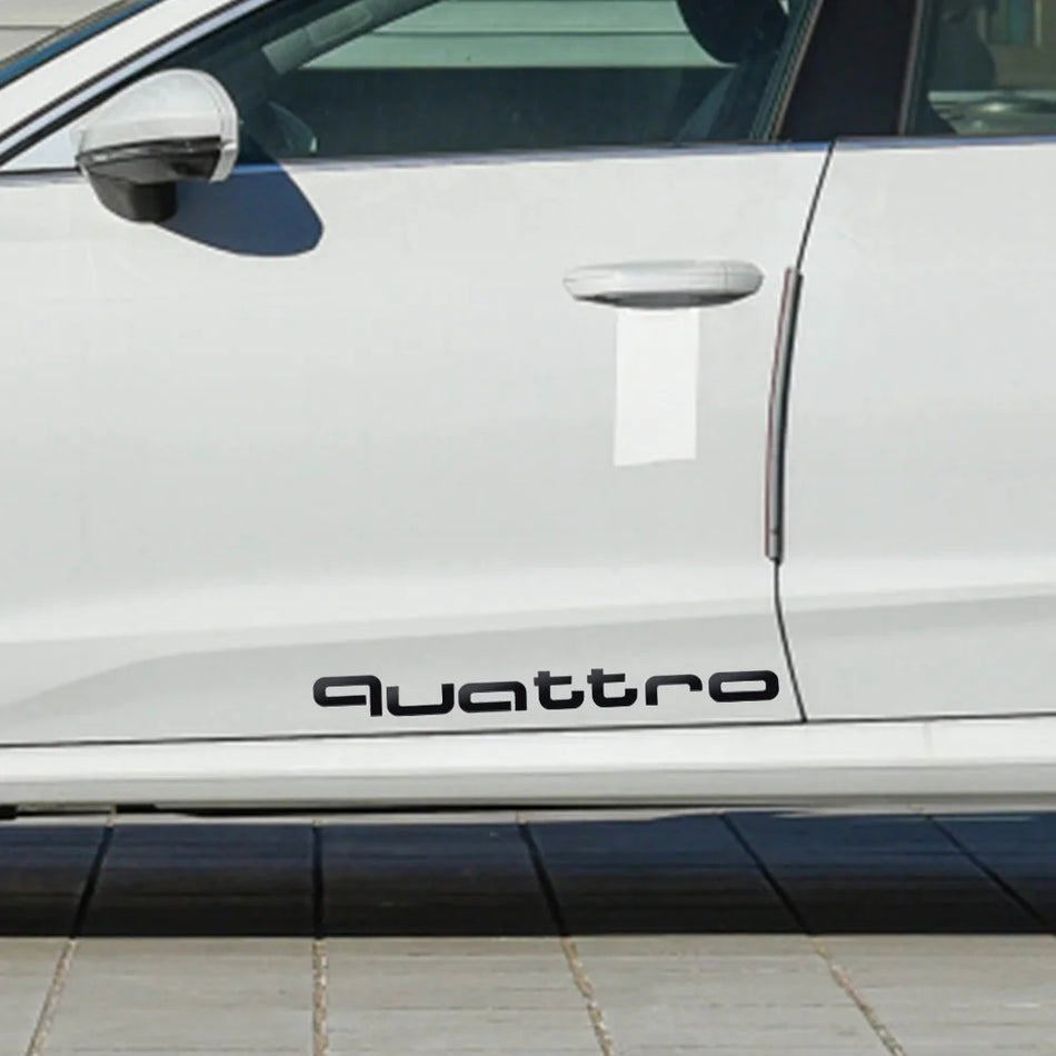 Emblema 3D de aluminio para Audi S4 B8 A3 8P A6 C7 8V B6 B7 SQ5 TT RS Sline