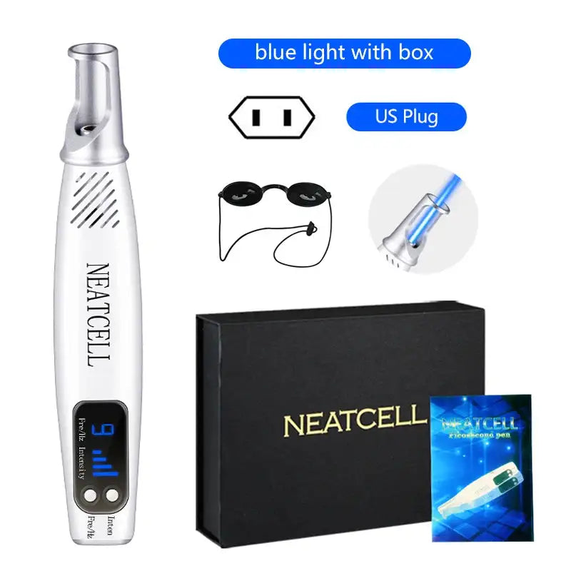 Picosecond Laser Pen For Scar Removal Blue Light Therapy pim-blue-with-box-US