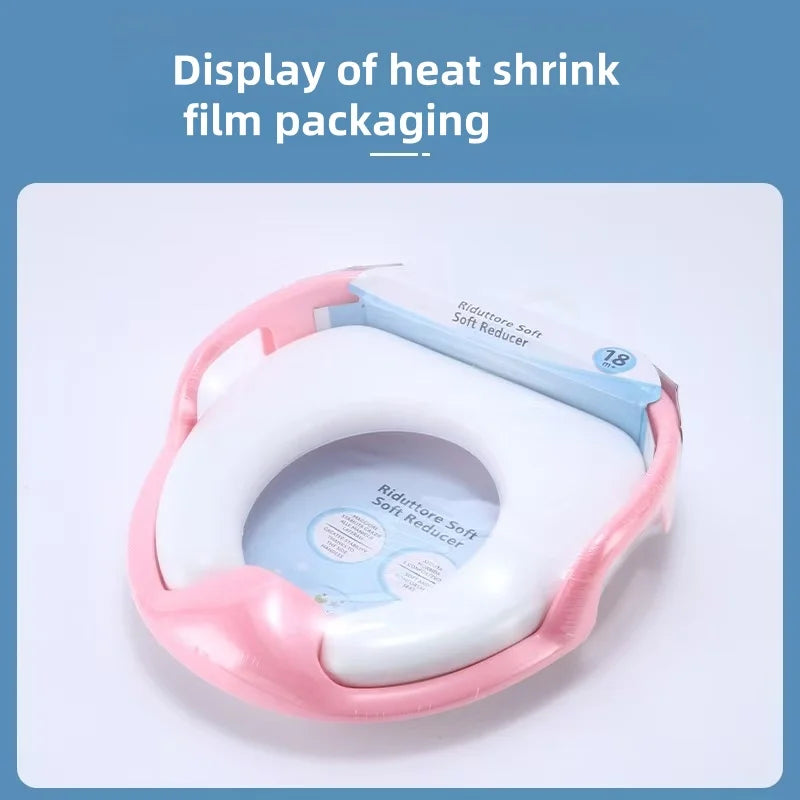 Kids Toilet Seat With Hand Support &ndash; Anti-Slip Design