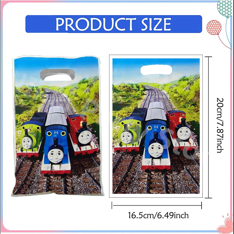 Thomas and Friends Party Favour Gift Bags - 10 Pack