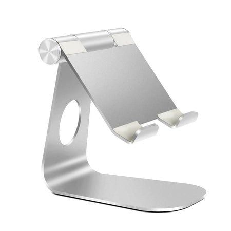 InterCyprus Mobile Phone Holder Stand &ndash; Adjustable Gooseneck Silver