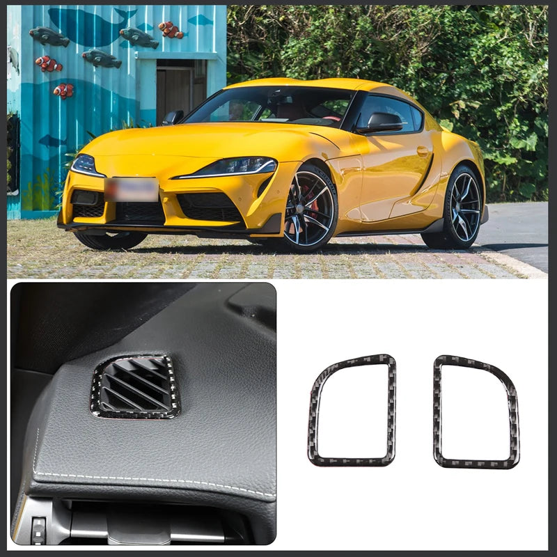Toyota Supra GR A90 Μαλακός Πίνακας Ελέγχου από Άνθρακα με Εξαγωγή Αέρα