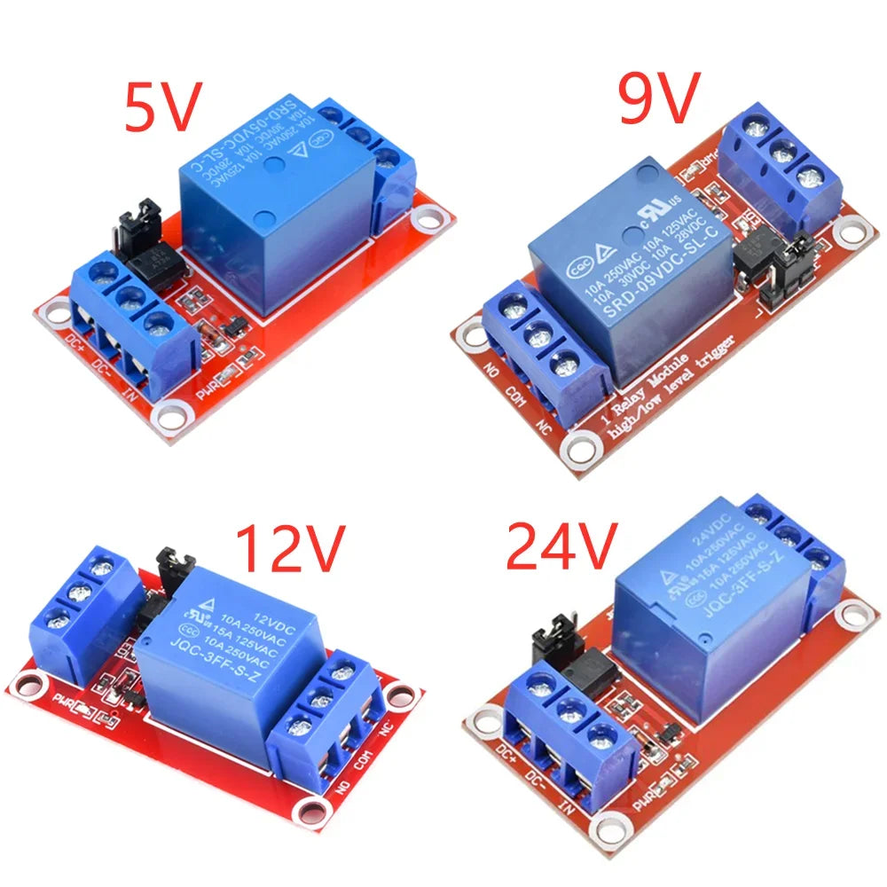 1-5Pcs DC Relay Module &ndash; Wide Voltage Compatibility for Arduino 5V 1 channel 2pcs