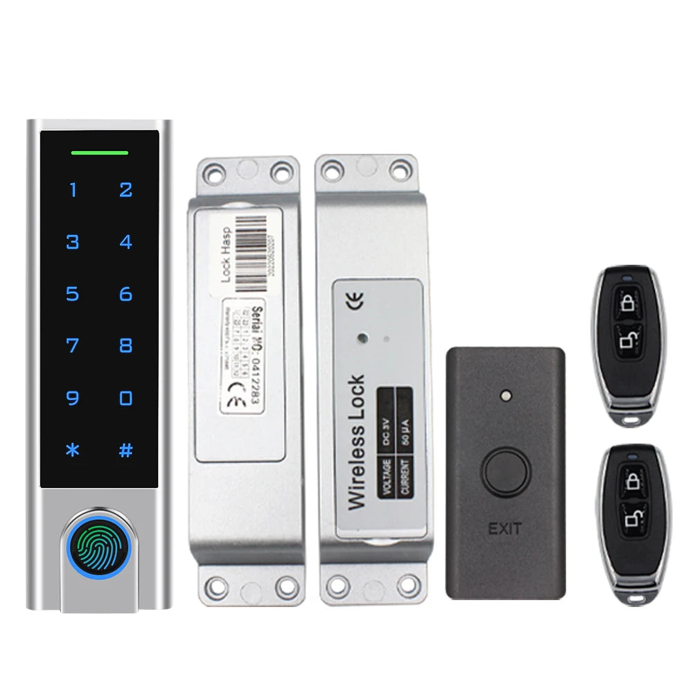WS2-HF3-EM &ndash; Wireless Door Access Kit With Biometric RFID WS2-HF3EM