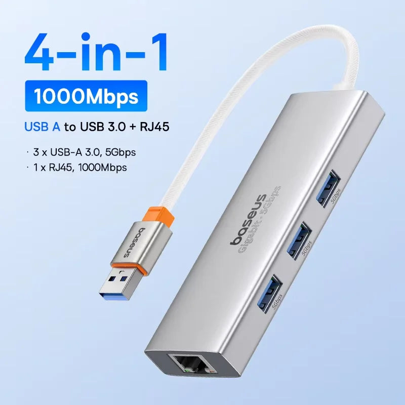 Baseus 13-in-1 Type C Hub with Dual HDMI, 8K Support and PD 100W Fast Charging 4-in-1 USB A / CHINA
