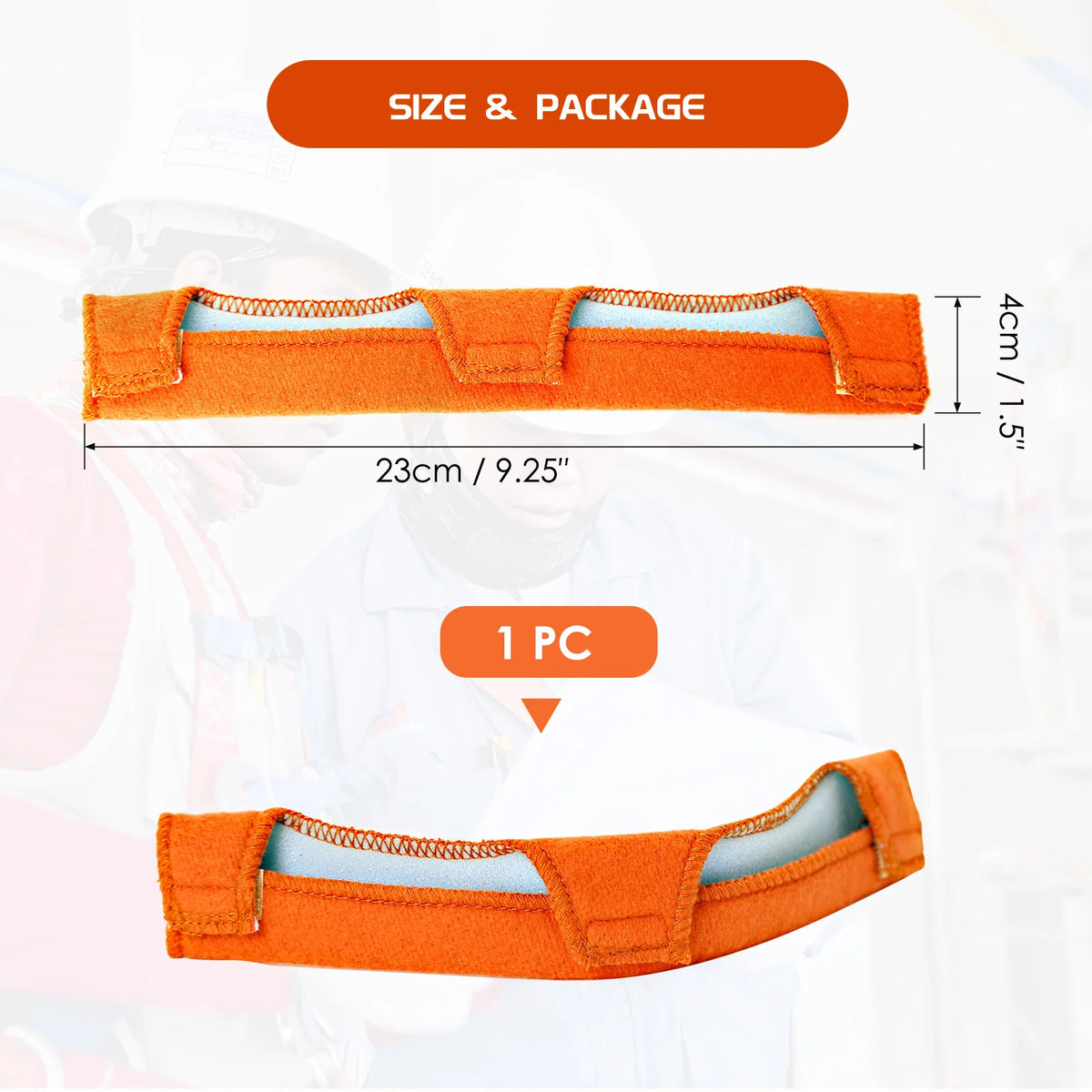 Universal Safety Helmet Sweatband &ndash; Washable Cotton Liner 1 Pcs