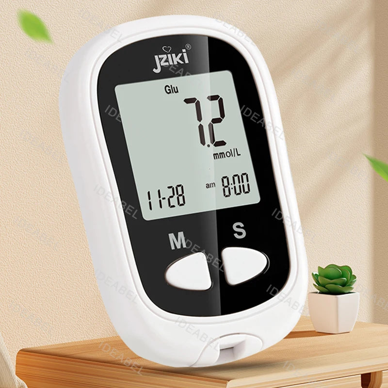 Blood Glucose Meter Glucometer &ndash; 50 Test Strips Included