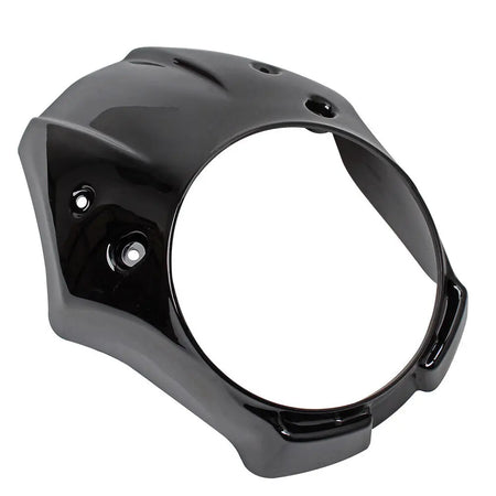 Gloss Black Motorcycle Front Headlight Fairing Cover Mask &ndash; Enhanced Protection for Honda Rebel CMX 300 500