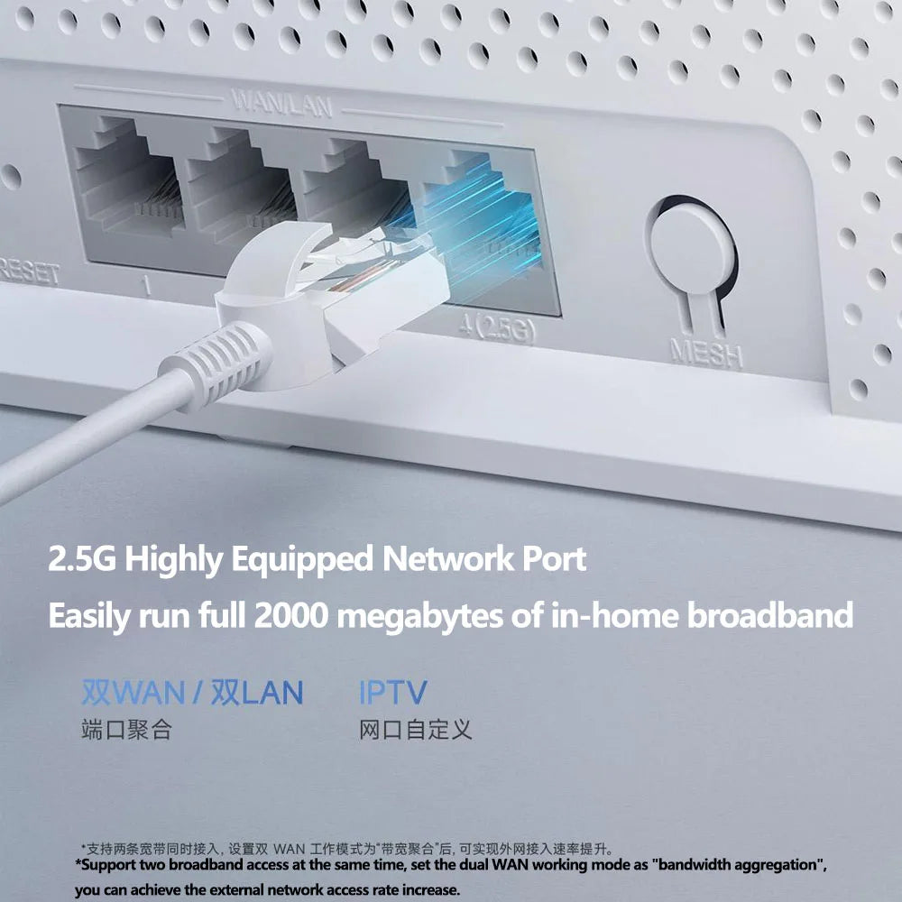 Xiaomi Router BE5000 &ndash; Ultra Fast 2.5G WiFi 7 Mesh Network