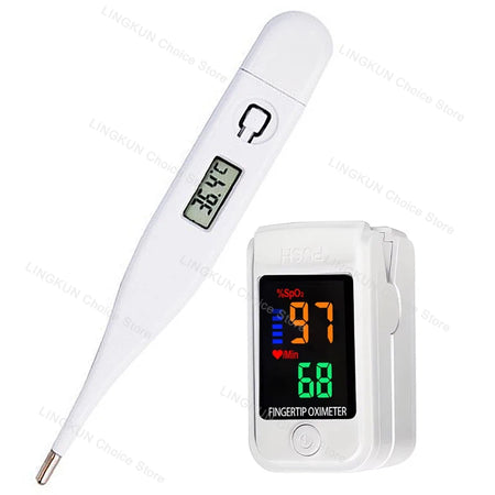 Medical Ear Thermometer Pulse Oximeter &ndash; Fast Reading Set 3