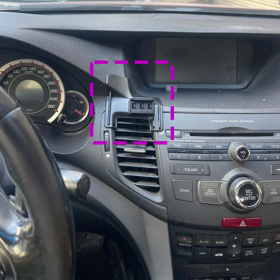 Honda Spirior Telefonhållare 2009 2013 Trådlös Laddningsbas