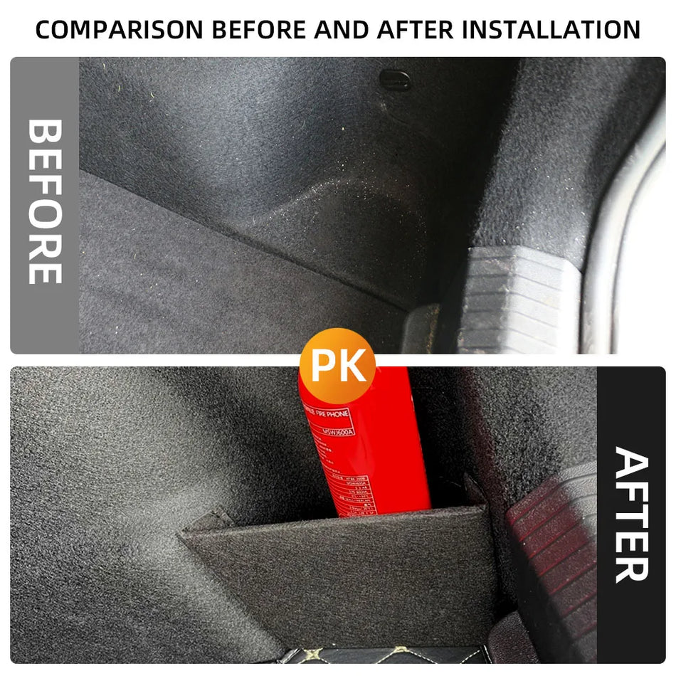 Volkswagen ID3 Πίσω Διαχωριστικό Πίνακας Αποθήκευσης Κουτί Οργανωτής Νάιλον