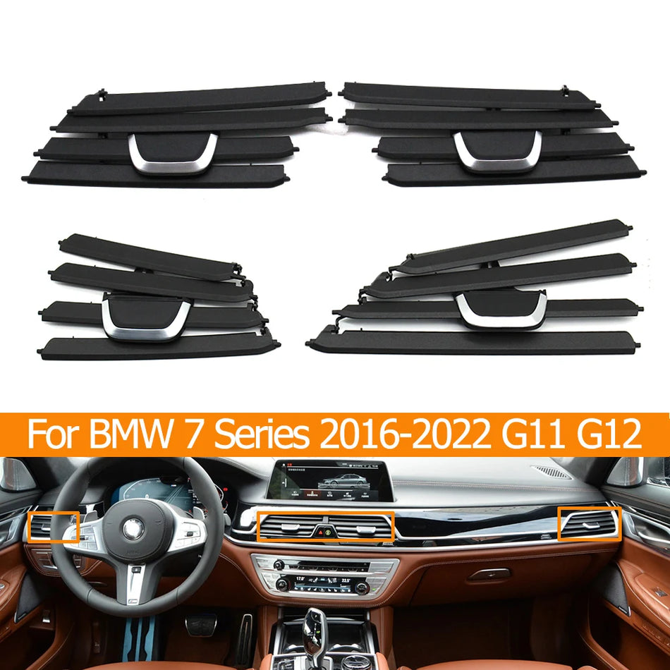 Kit de réparation de grille de ventilation avant de tableau de bord pour BMW Série 7 G11 G12 en PC ABS durable de qualité