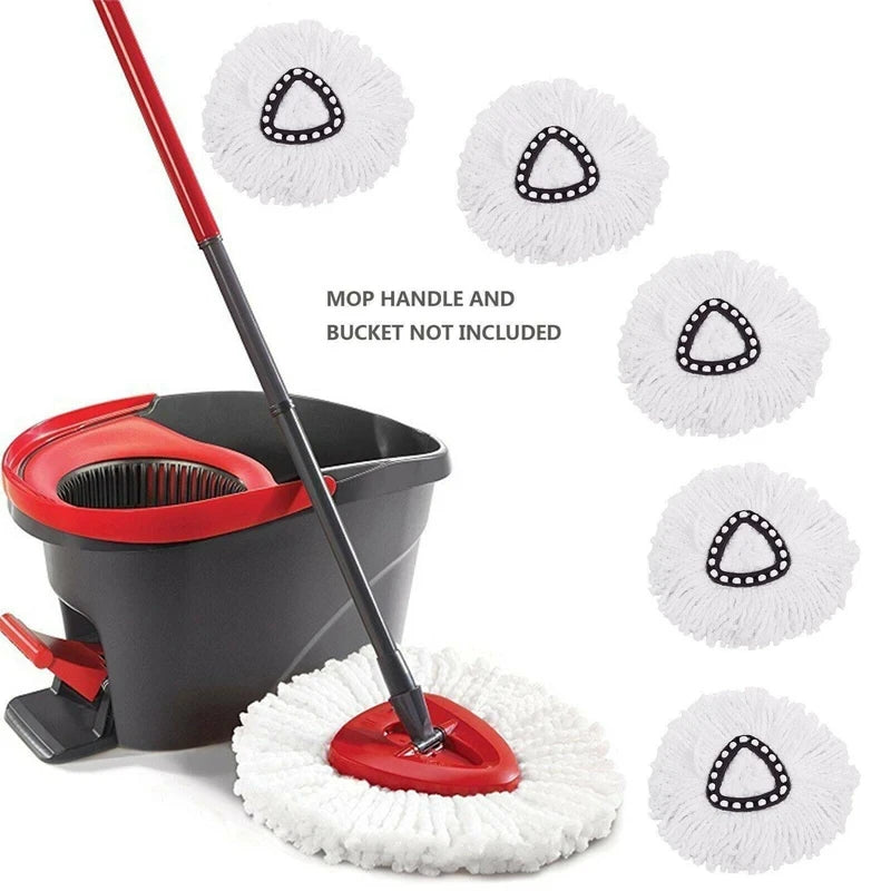 Tête de balai rotative 360° de remplacement pour mop Vileda à essorer en microfibre