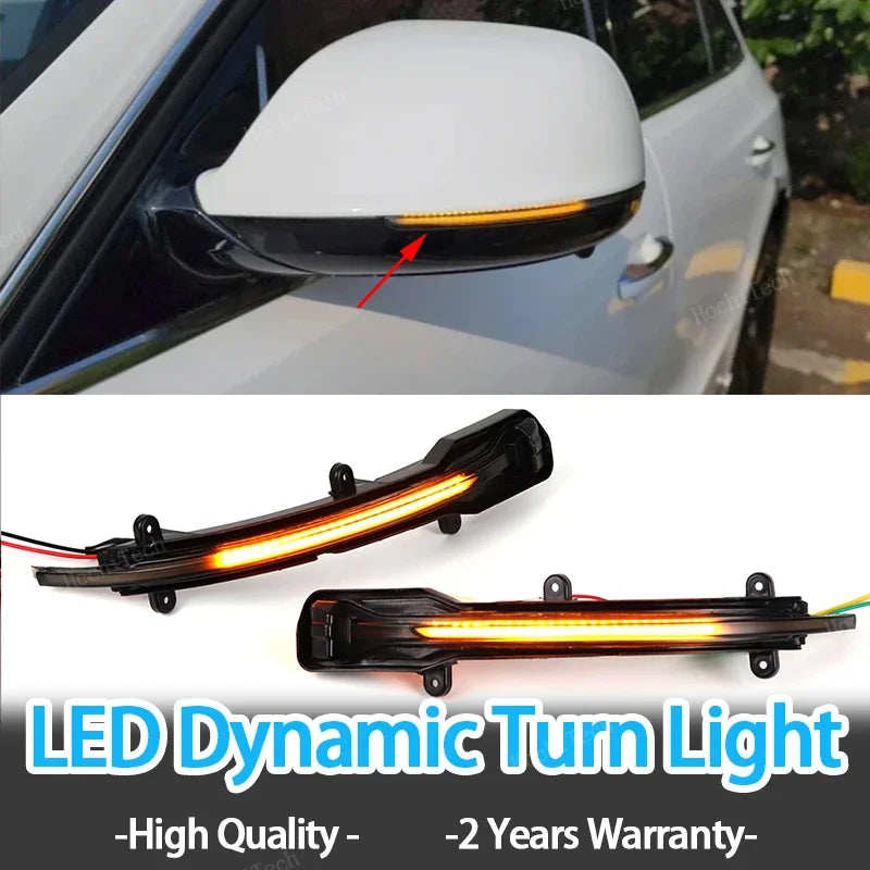 Señales de giro LED dinámicas para espejo lateral de Audi Q5 SQ5 8R Q7 SQ7 4L