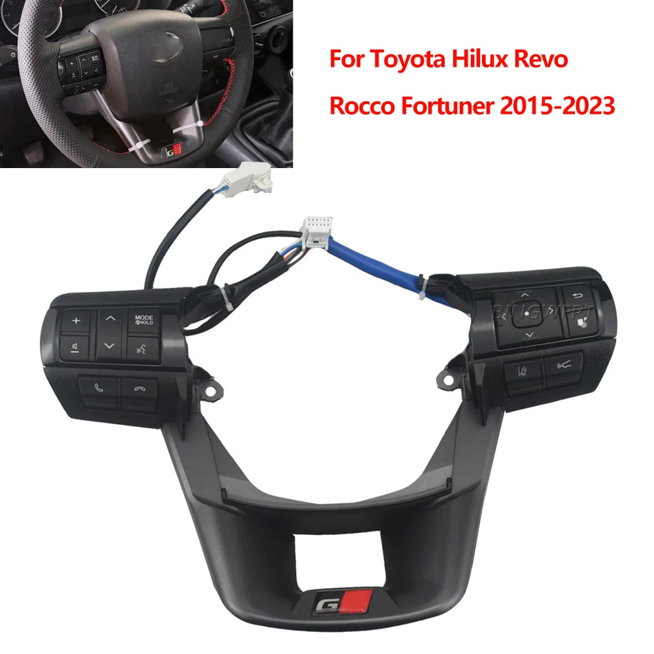 Przycisk przełącznika głośności na kole kierownicy do Toyota Hilux Revo Fortuner Rocco