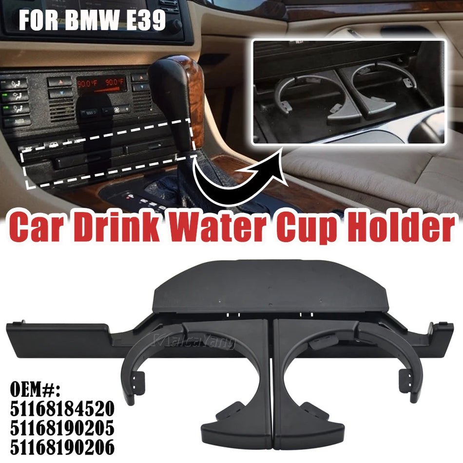Сгъваем държач за чаши за BMW E39 5 Серия, преносим ABS