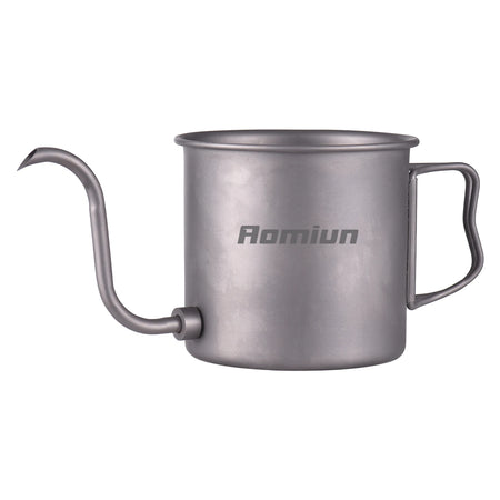 Outdoor Ti Pour Over Kettle 400ml Gooseneck &ndash; Thermometer