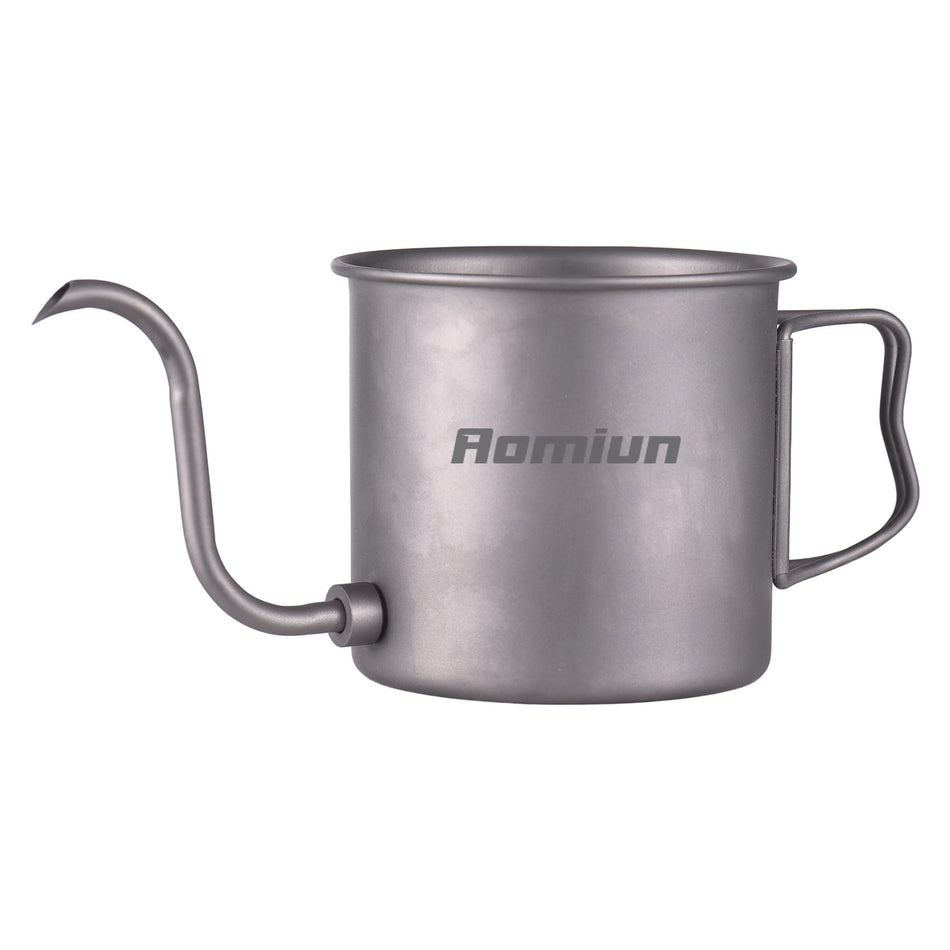 Outdoor Ti Pour Over Kettle 400ml Gooseneck &ndash; Thermometer