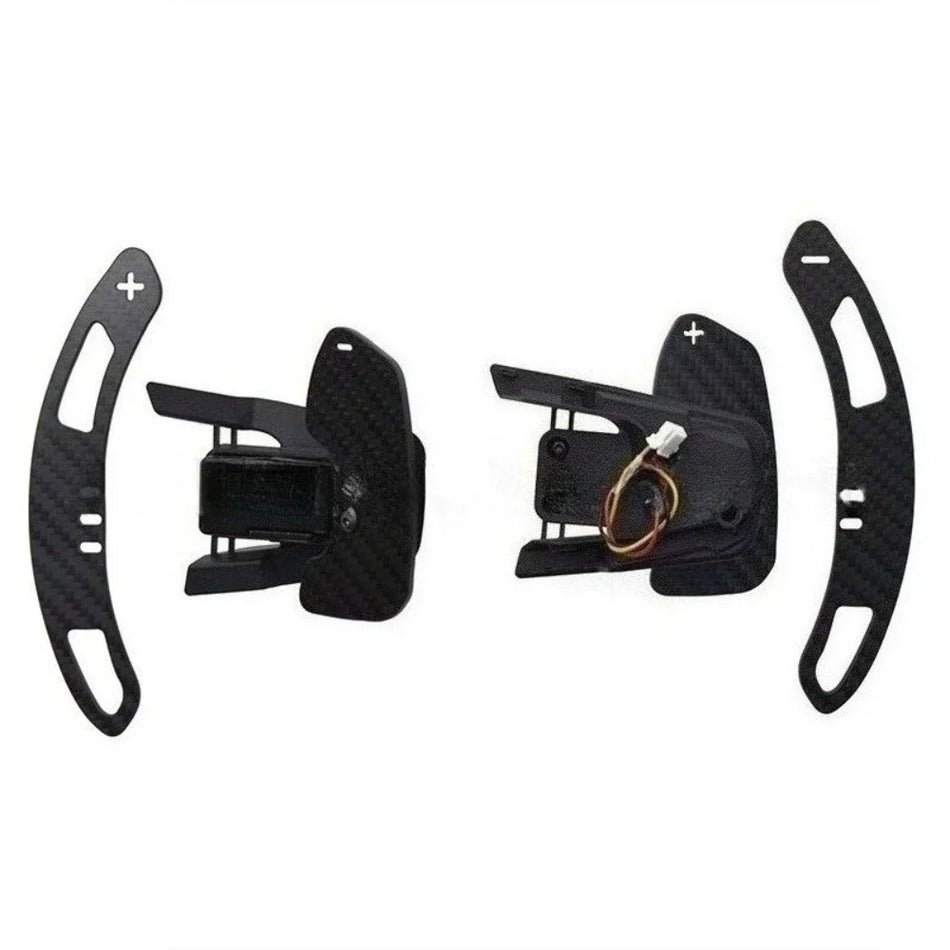 Real Carbon Fiber Steering Wheel with Magnetic Shift Paddles for Golf 7