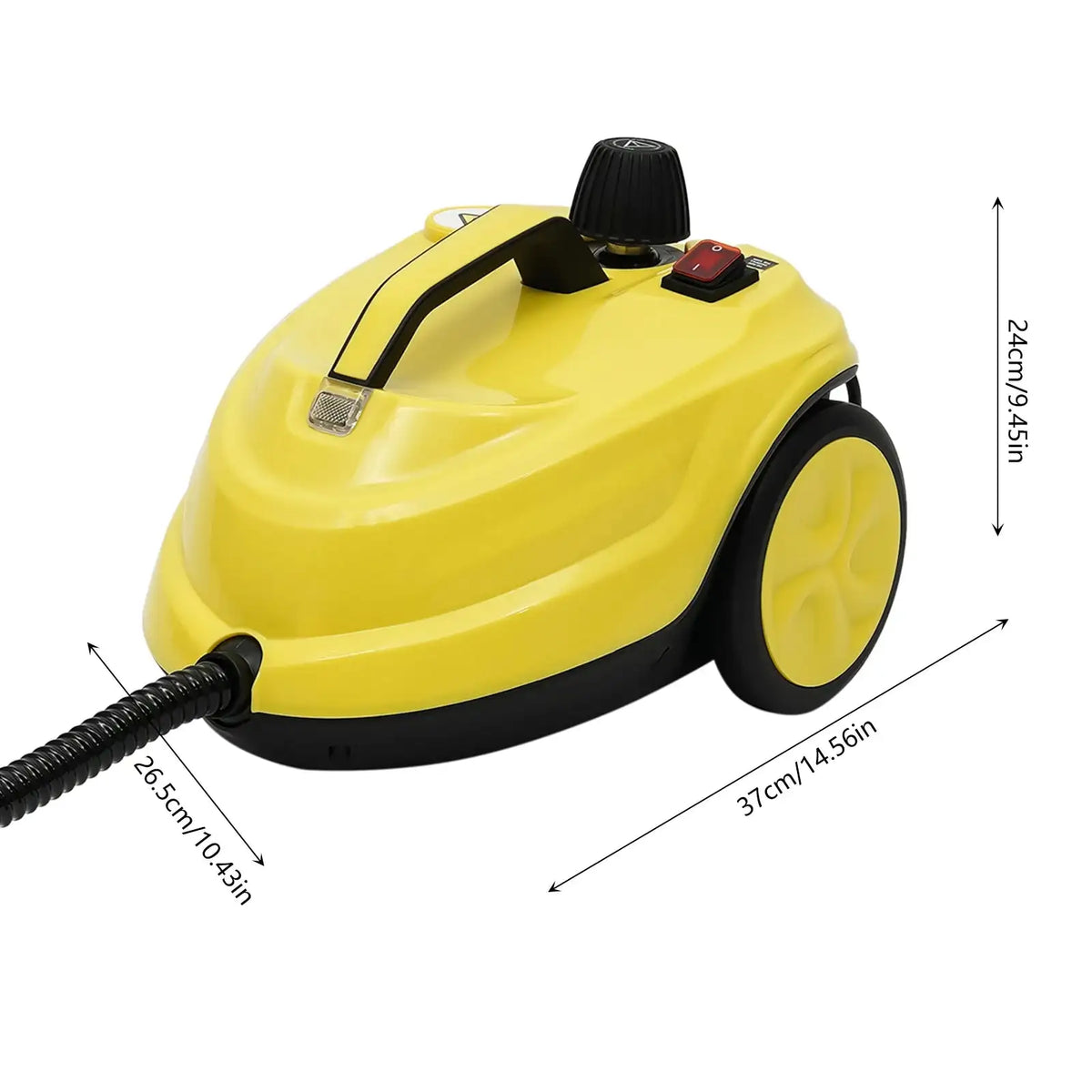 2000W Steam Cleaner &ndash; Powerful High-Pressure Cleaning Yellow / GERMANY