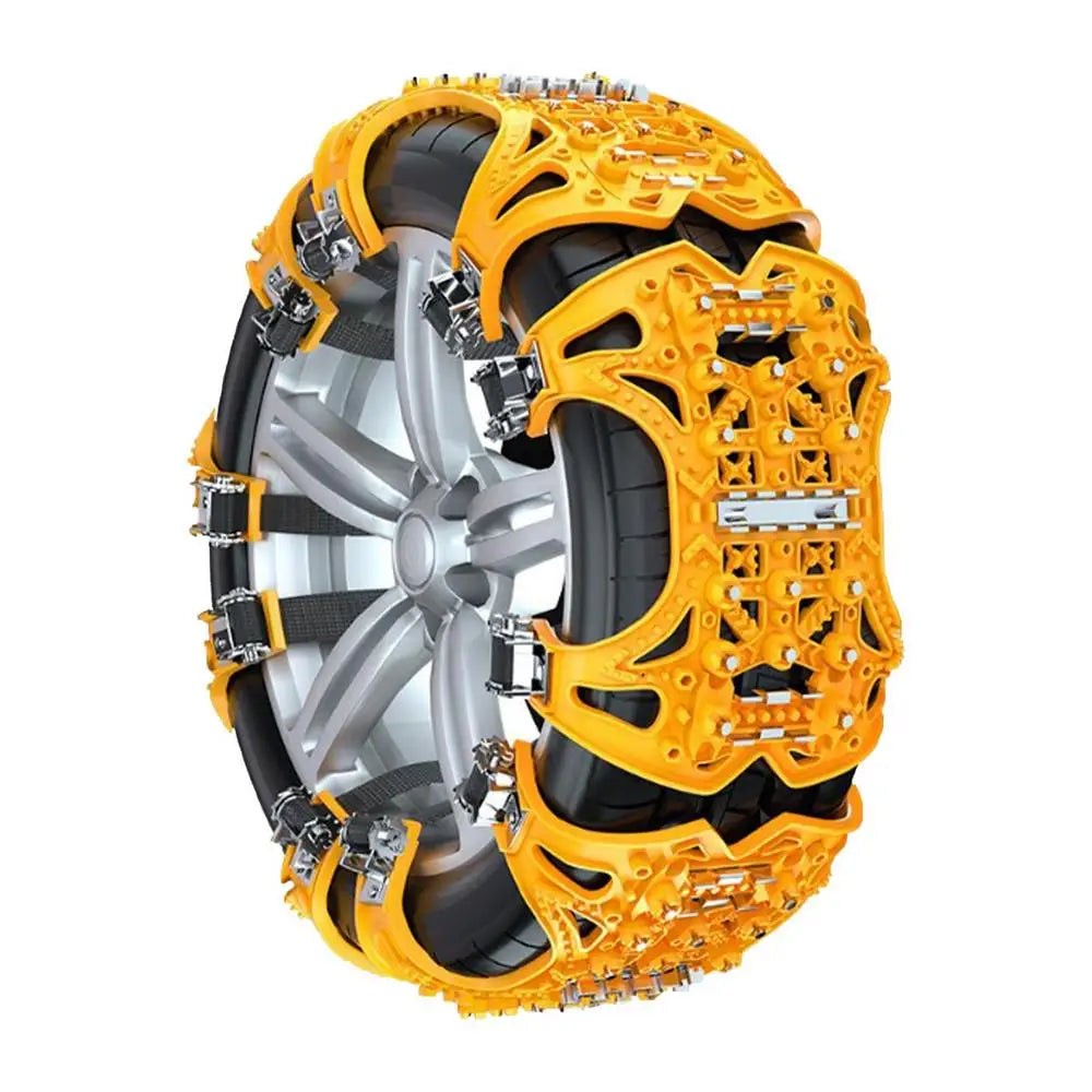 Car Tire Chain Anti-Slip Universal Snow Chain &ndash; All Weather Yellow / CHINA