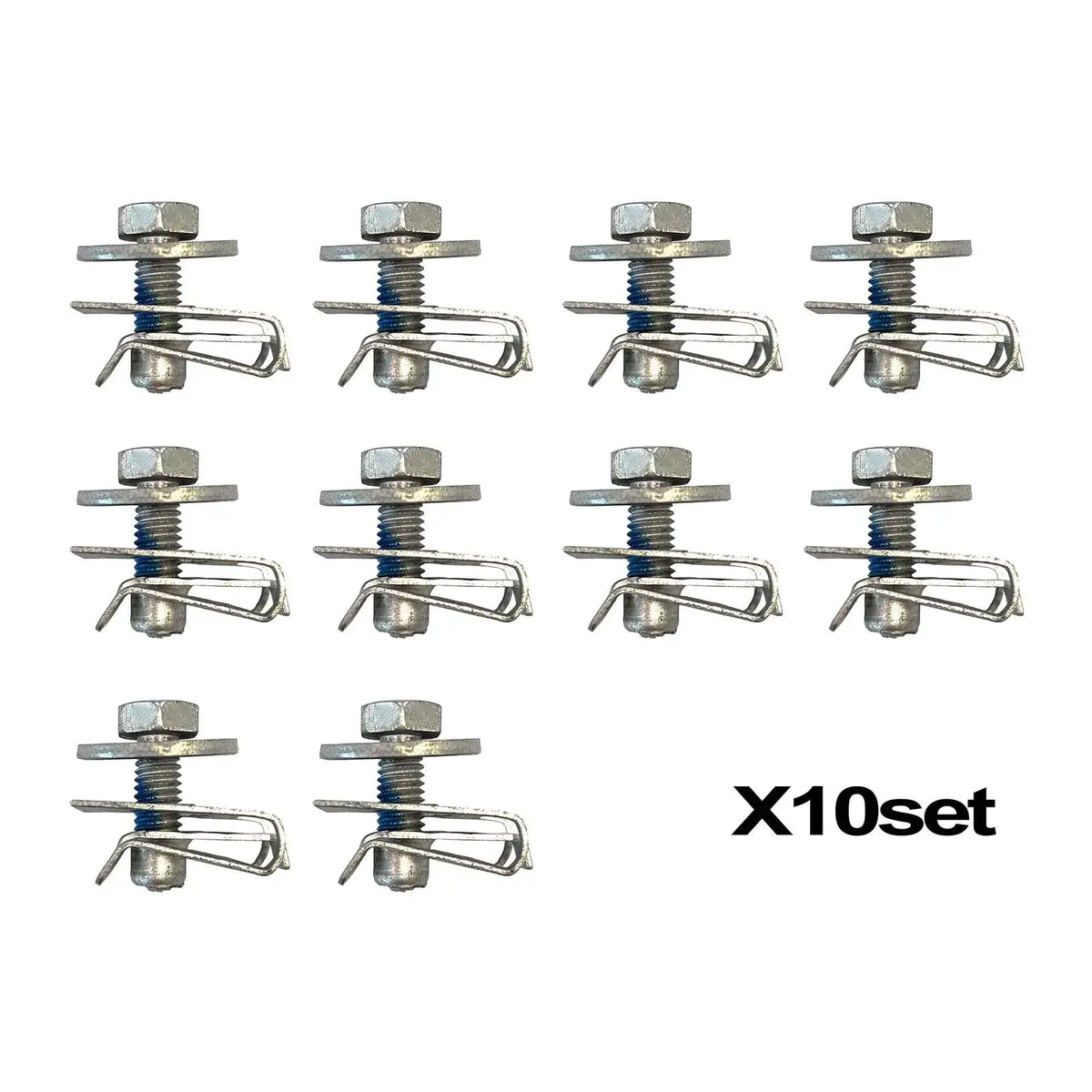 20PCS Universal M6 U-Nut Screws Retainer Clips For Engine Cover Undertray Splash Shield Guard Replacement by InterCyprus Trading Ltd